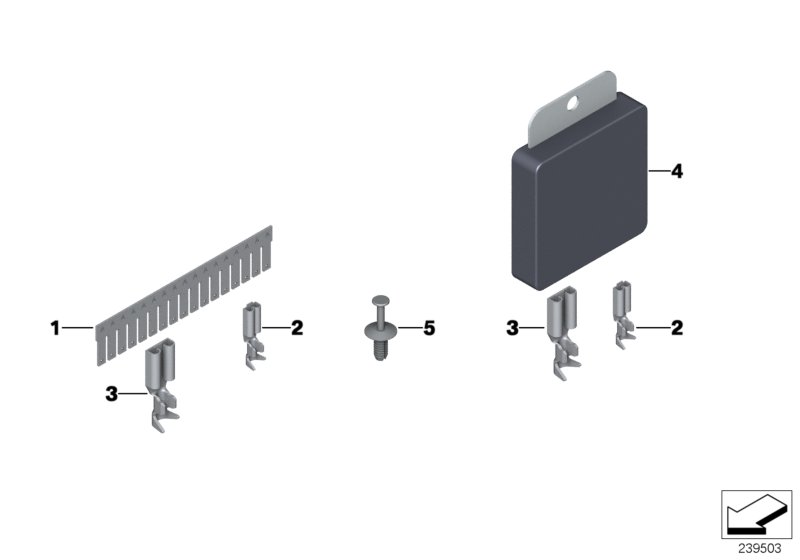 VARIOUS COMB-TYPE CONNECTORS