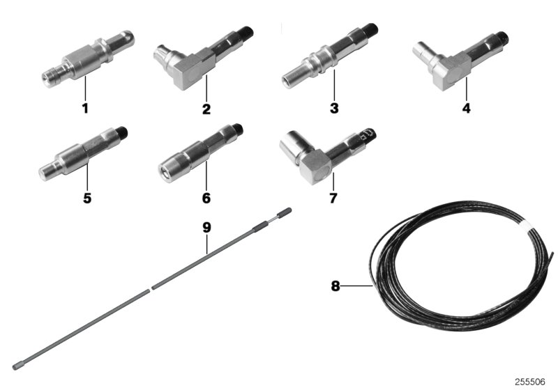 REPAIR PARTS, COAXIAL CABLE CONTACTS