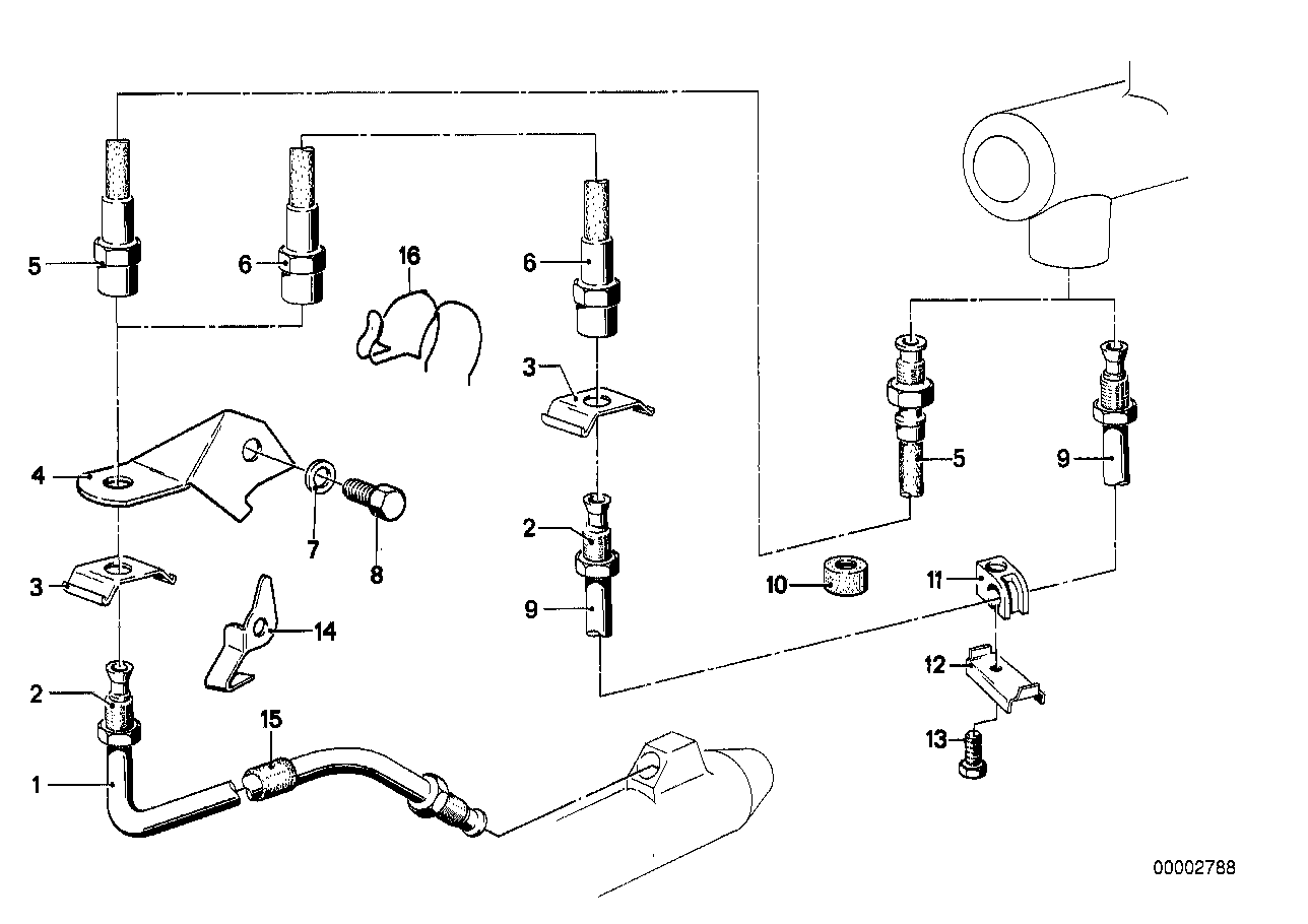 PRESSURE HOSE ASSY.CLUTCH