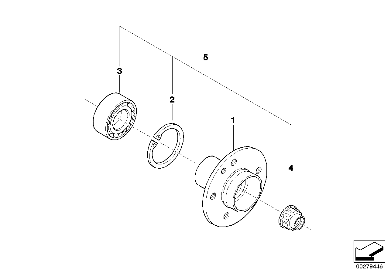 SIDE SHAFT/WHEEL BEARINGS