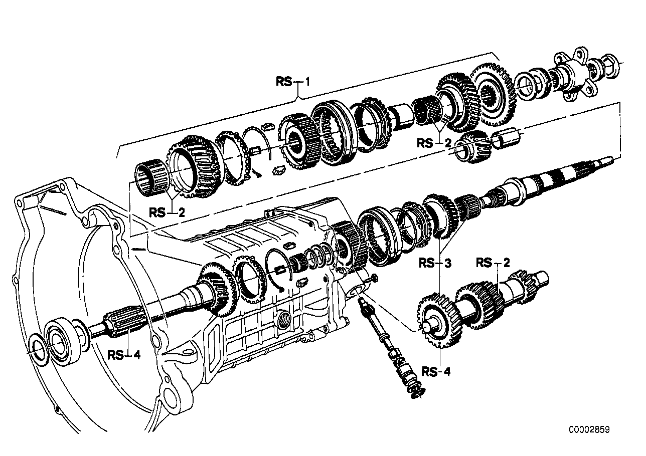 GETRAG 242 GEAR WHEEL SET-REPAIR KIT