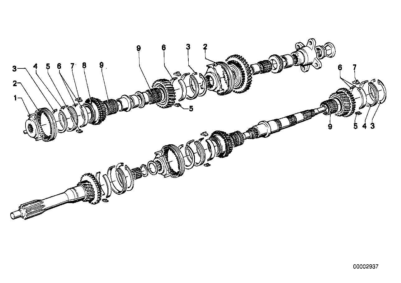 GETRAG 235 GEAR WHEEL SET PARTS