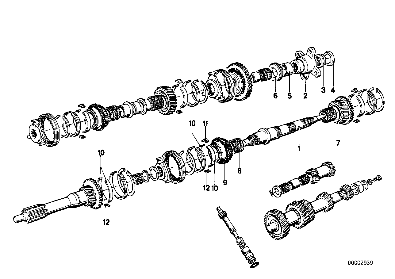 GETRAG 235 GEAR WHEEL SET PARTS