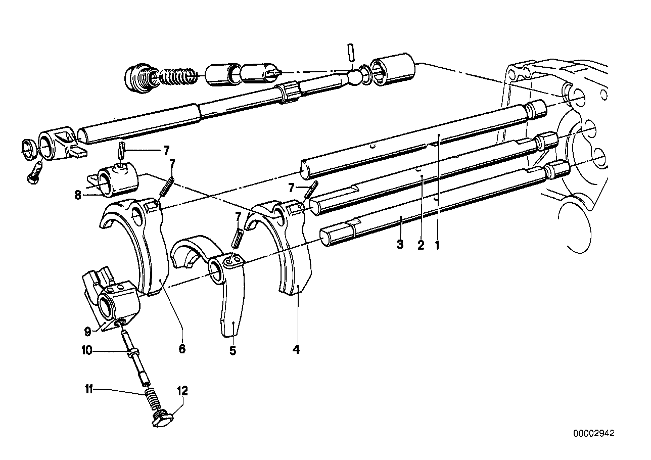 GETRAG 235 INNER GEAR SHIFTING PARTS