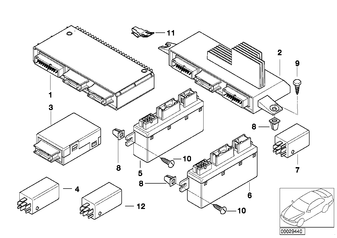 BODY CONTROL UNITS AND MODULS