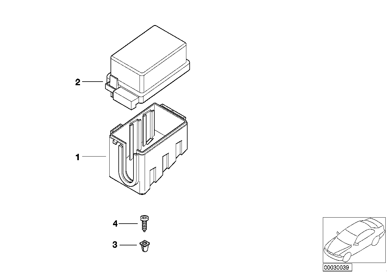 FUSE HOUSING/RELAY BRACKET