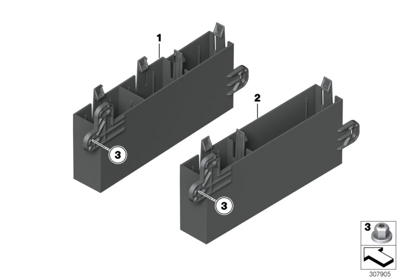 EQUIPMENT MODULE, LUGGAGE COMPARTMENT