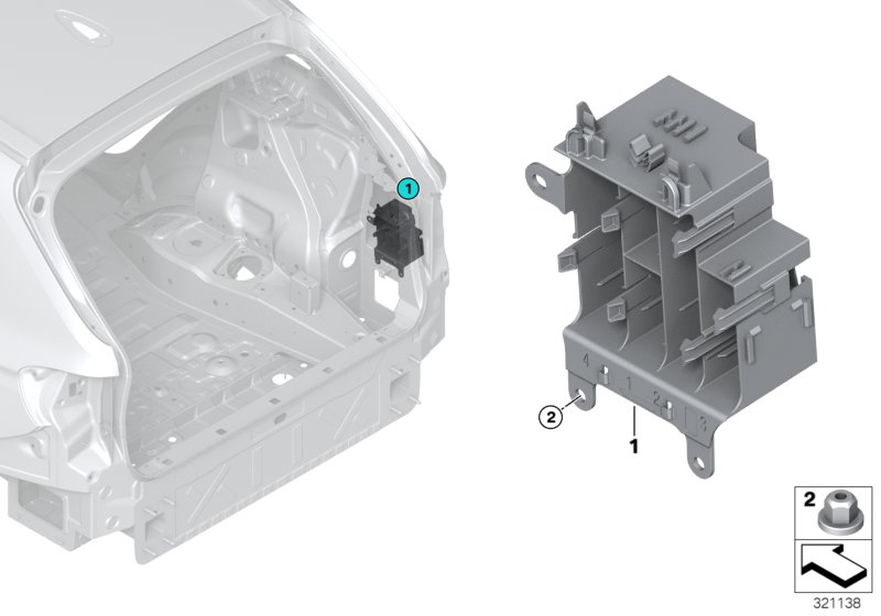 EQUIPMENT MODULE, LUGGAGE COMPARTMENT