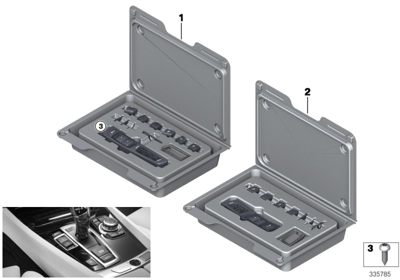 REP. KIT, CONTROL PANEL, CENTER CONSOLE