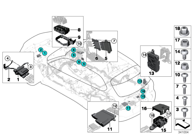 POWER DISTRIBUTION BOX / B+ DISTRIBUTOR