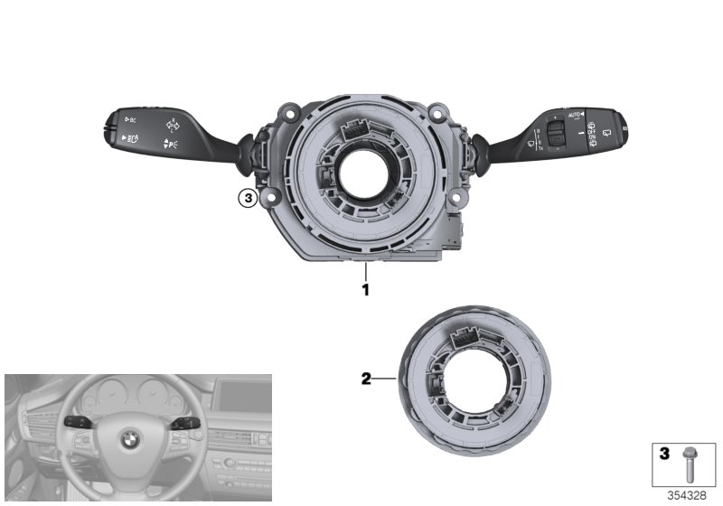 SWITCH UNIT STEERING COLUMN