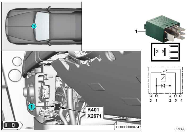 RELAY FOR CONTROL DISPLAY K401