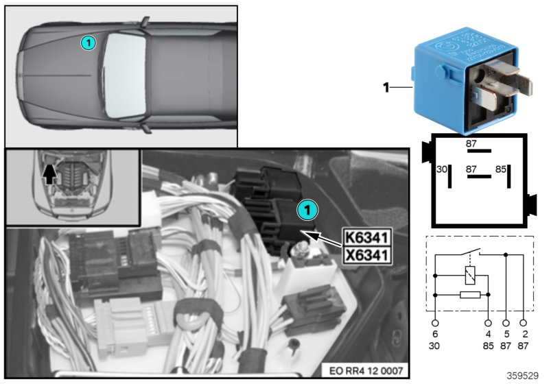 LOAD-SHEDDING RELAY, IGN./INJ. K6341