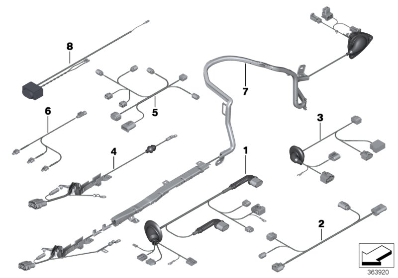 VARIOUS ADDITIONAL WIRING SETS