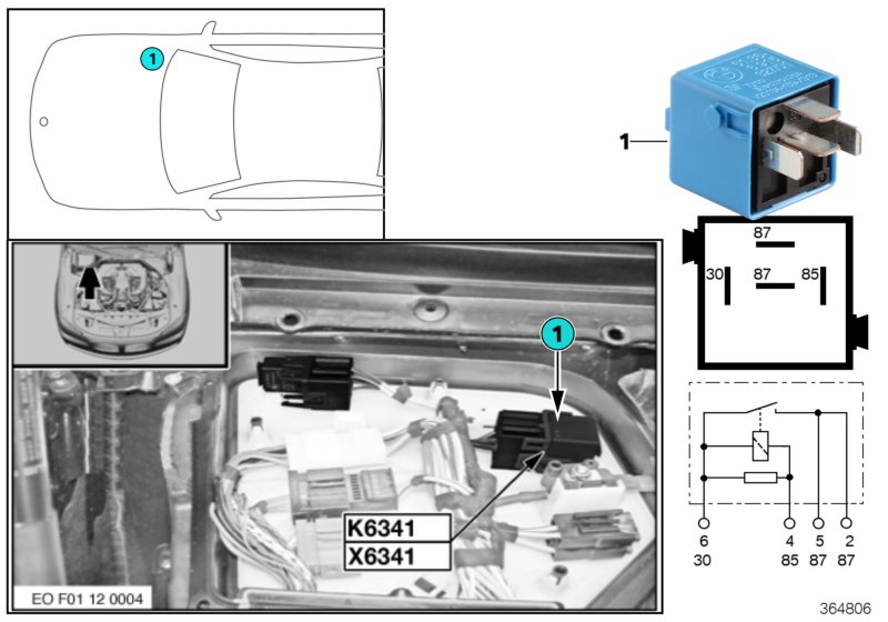 LOAD-SHEDDING RELAY, IGN./INJ. K6341