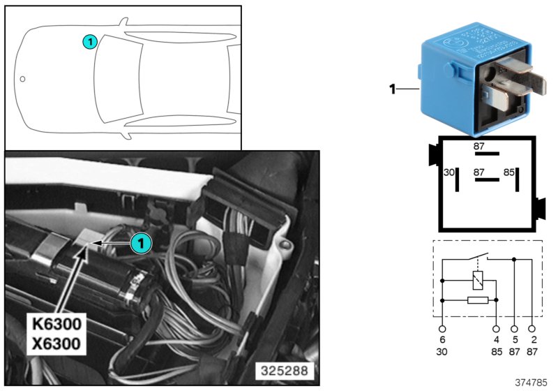 RELAY DME K6300