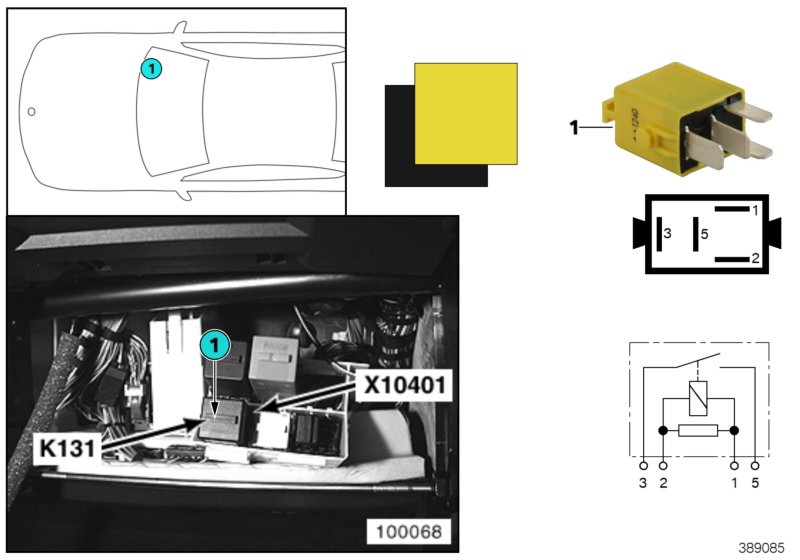 RELAY FOR OPTICAL ENTRY AID K131