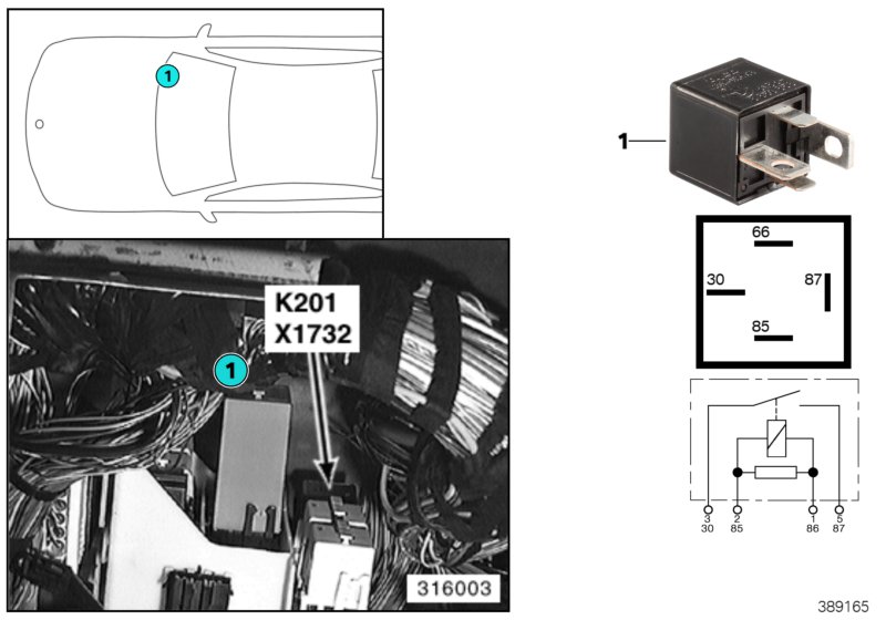 RELAY, AUXILIARY FAN, STAGE 3 K201