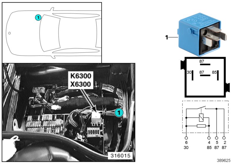 RELAY DME K6300