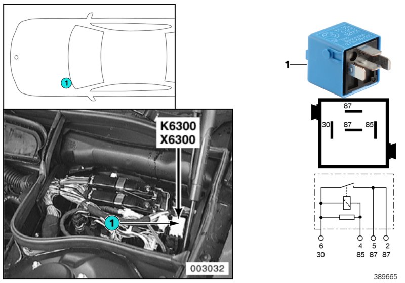 RELAY DME K6300