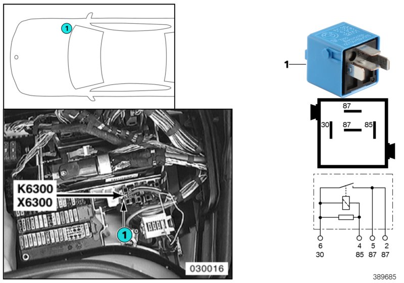 RELAY DME K6300