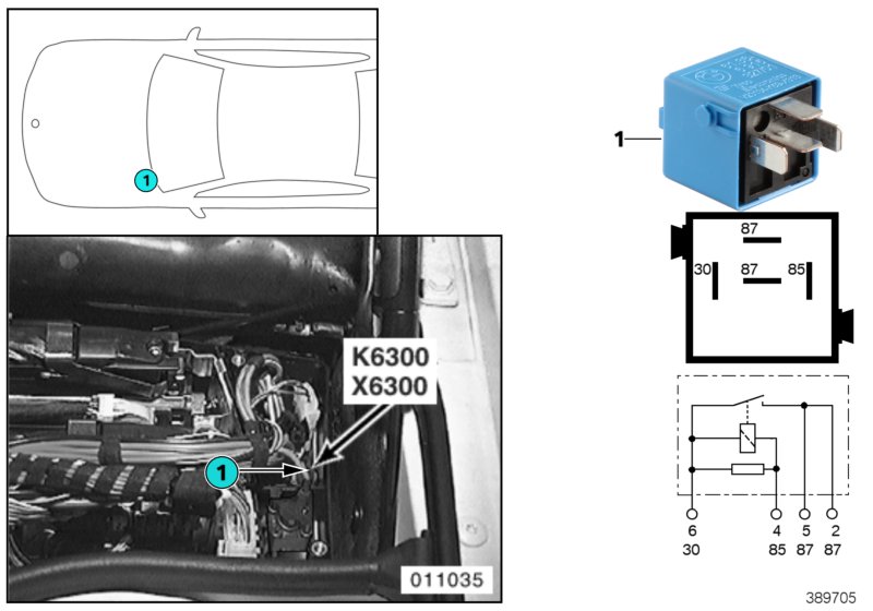 RELAY DME K6300