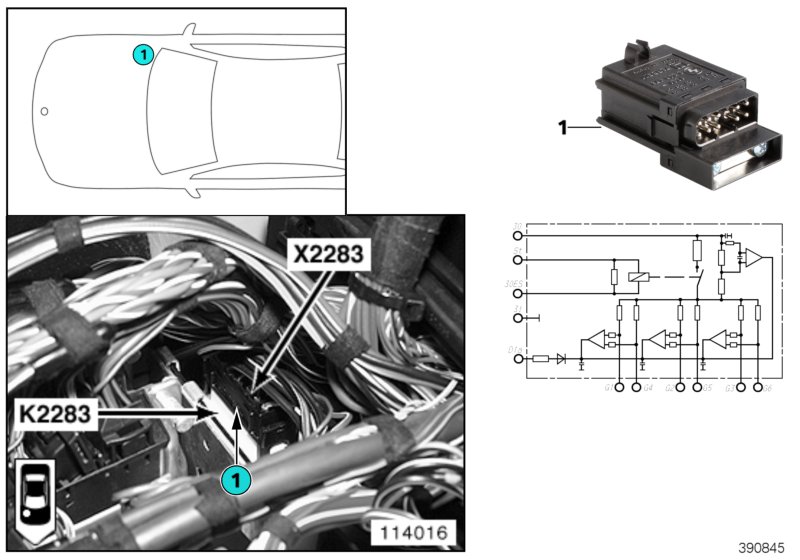 RELAY FOR GLOW PLUG K2283