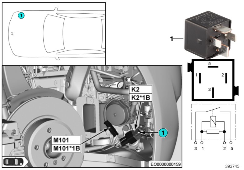 SECONDARY AIR INJECTION PUMP RELAY K2