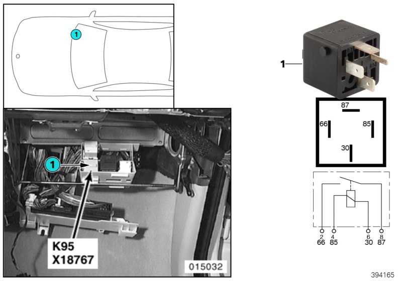 RELAY FOR VALVE CONTROL K95