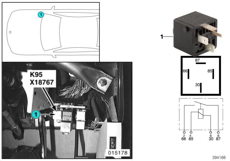 RELAY FOR VALVE CONTROL K95