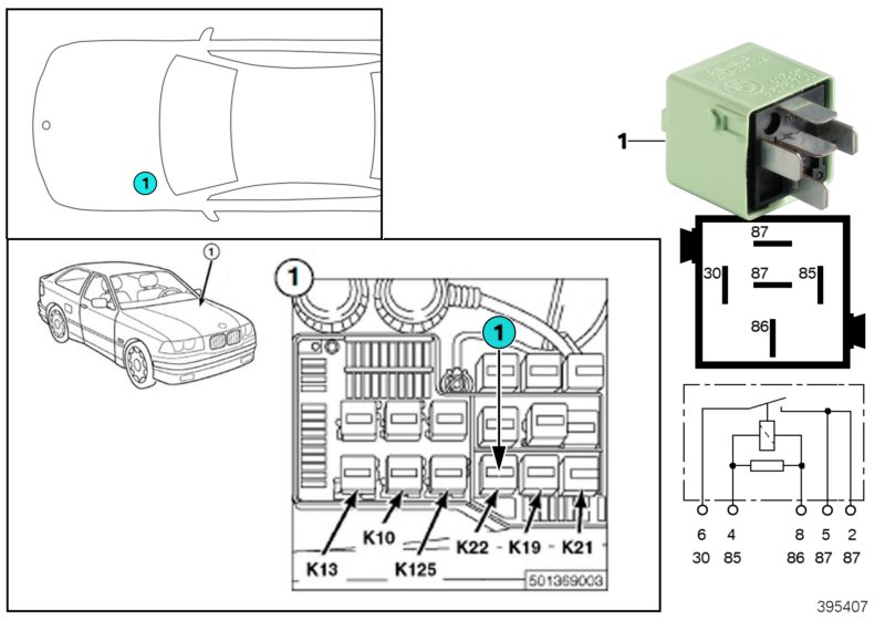 RELAY, AUXILIARY FAN, STAGE 2 K22