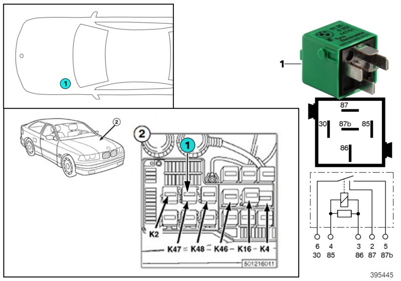 RELAY, FRONT FOG LAMP K47