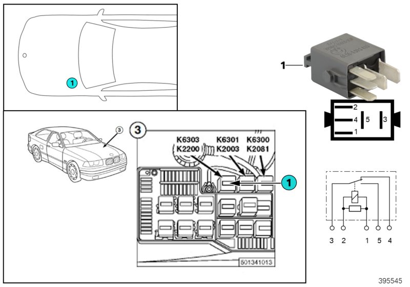 RELAY FOR ALTERNATOR DEACTIVATION K2200