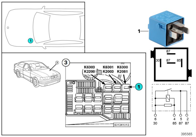 RELAY DME K6300