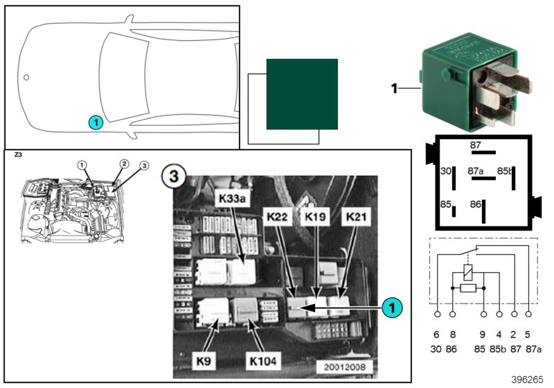 RELAY, AUXILIARY FAN, STAGE 2 K22