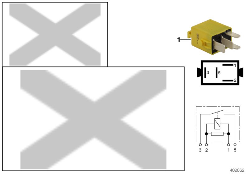 RELAY, NO CONTACT, YELLOW