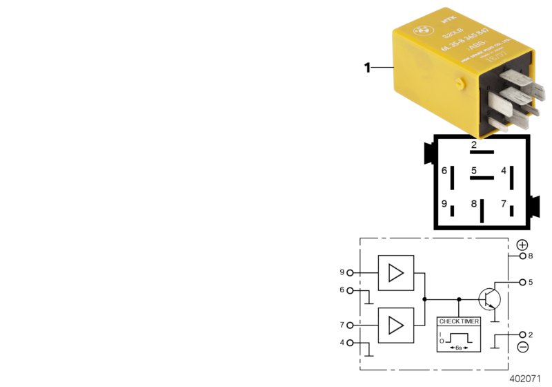 RELAY FOR THERMO SWITCH