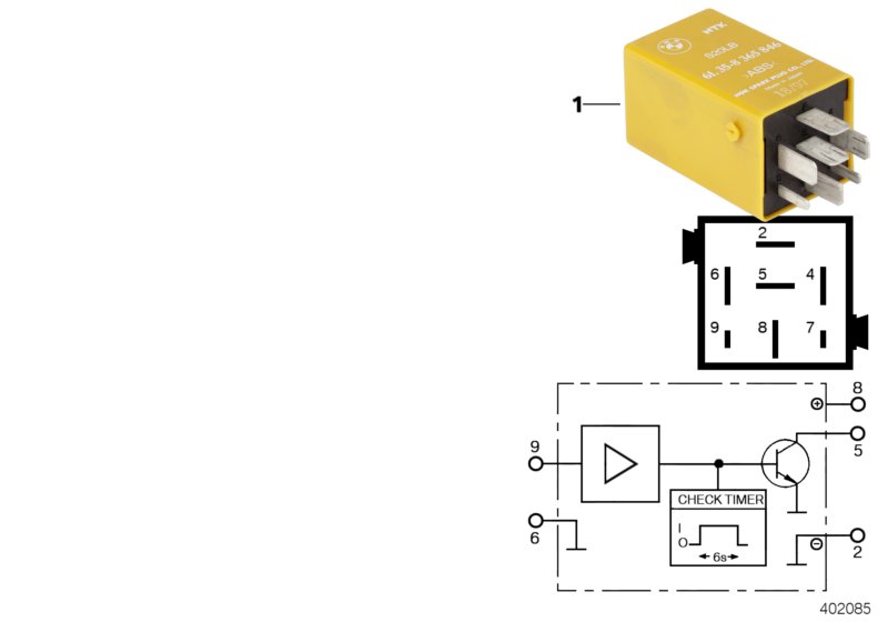 RELAY FOR THERMO SWITCH