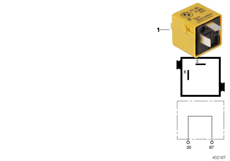 RELAY, BRIDGE - CONNECTION PLUG