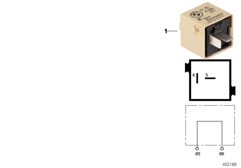 RELAY, BRIDGE - CONNECTION PLUG