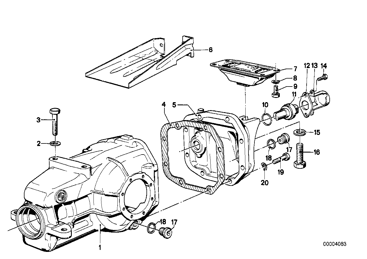 FINAL DRIVE HOUSING COVER/TRIGGER CNTCT