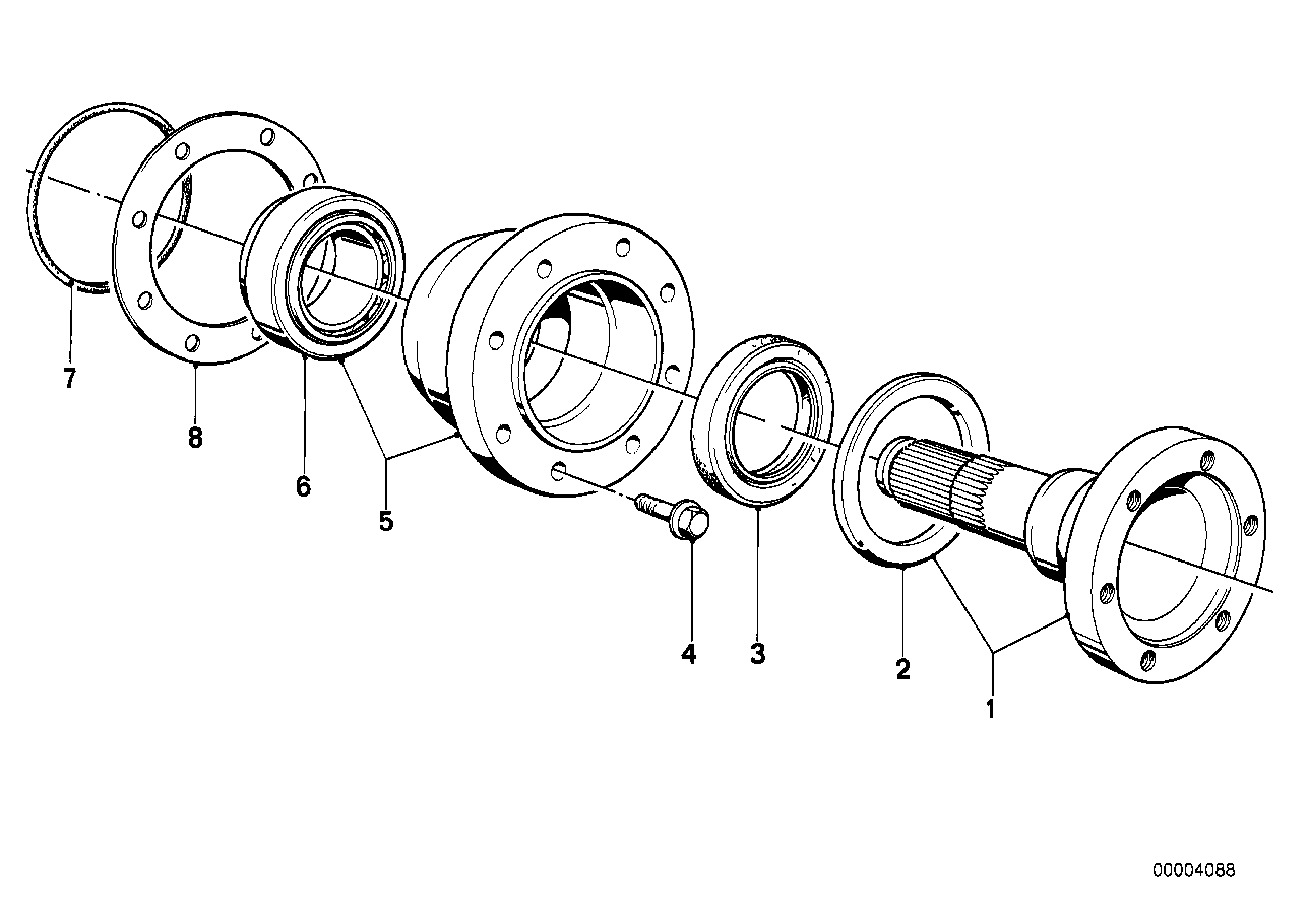 DRIVE FLANGE SUSPENSION/GASKET