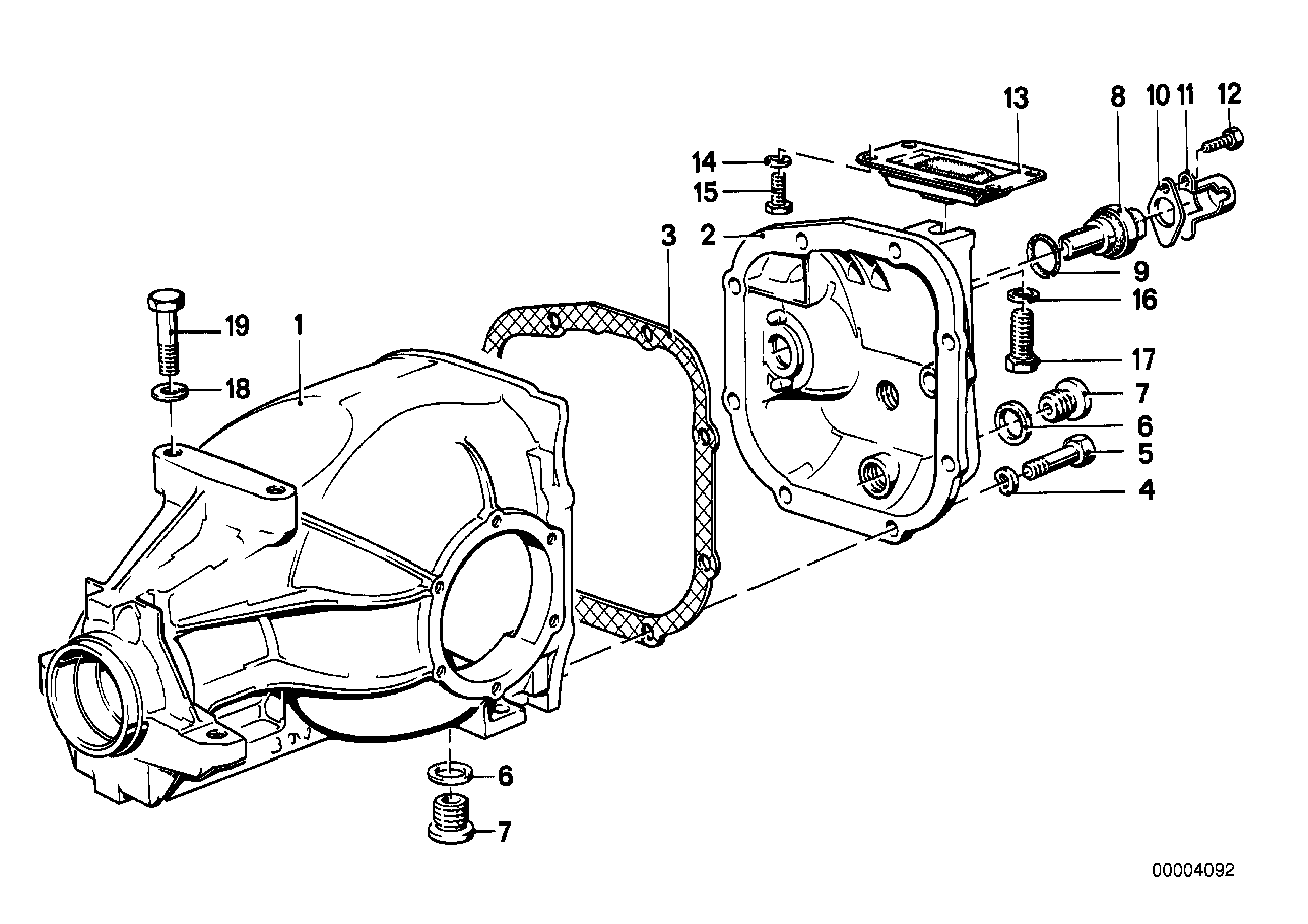 FINAL DRIVE HOUSING COVER/TRIGGER CNTCT