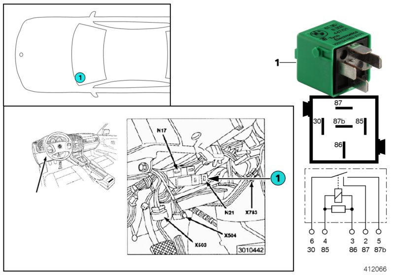 RELAY, DOUBLE RELAY MODULE N21