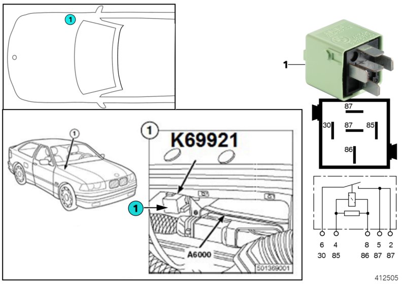 RELAY FOR CNG K69921