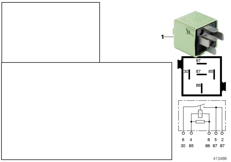 RELAY FOR STARTER LOCKOUT K6324