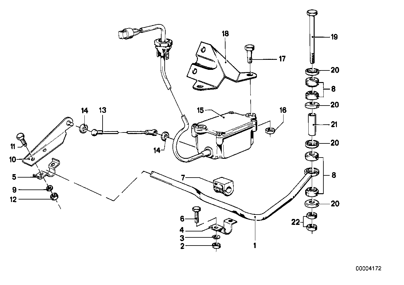 REAR LEVELLING DEVICE STABILIZER BAR