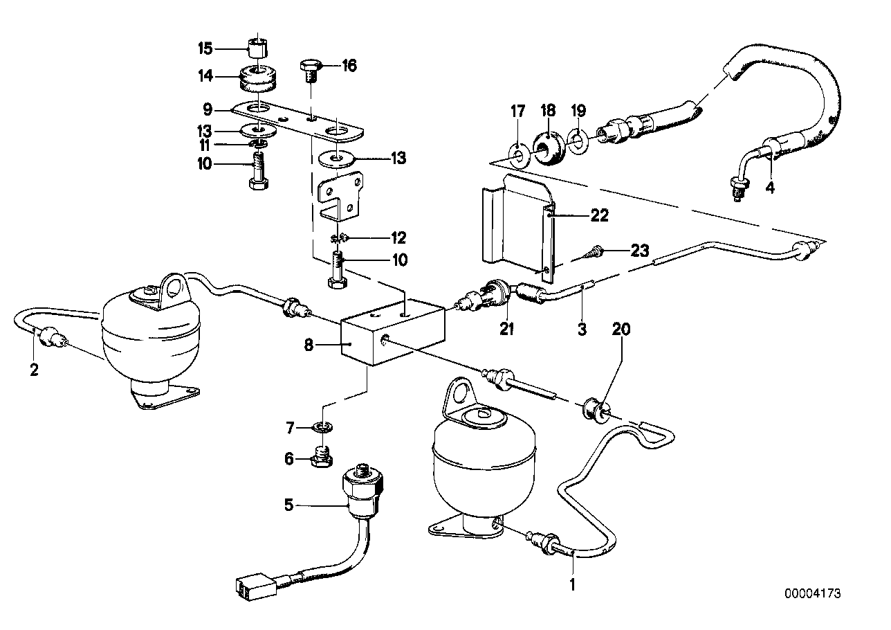 LEVELLING DEVICE/TUBING REAR