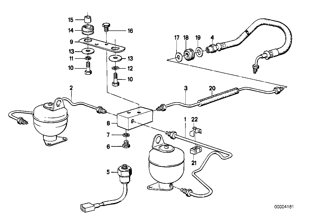 LEVELLING DEVICE/TUBING REAR