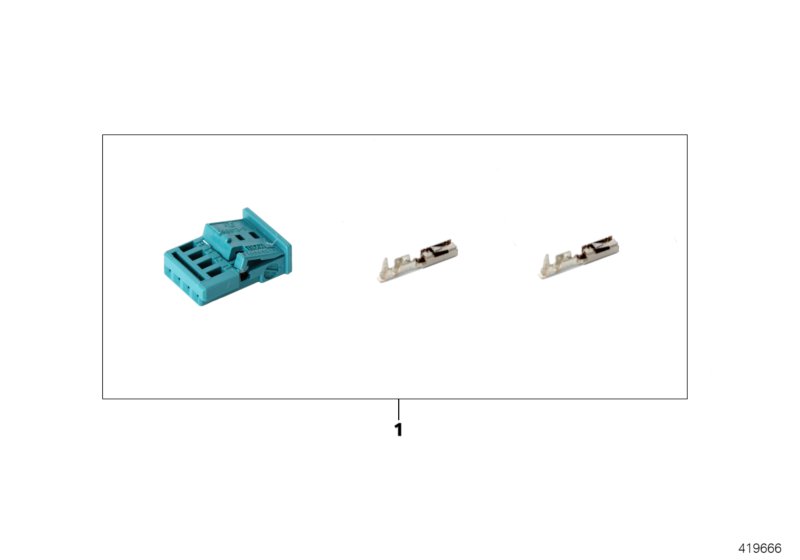 REPAIR KIT FOR SOCKET HOUSING, 4-PIN